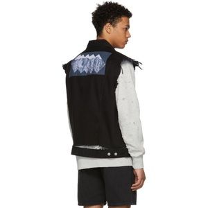 NWOT DIESLE Vinny D denim distressed jacket